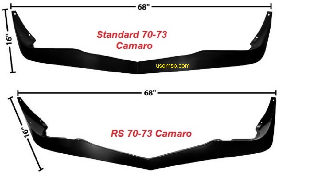 Spoiler Front: 70-73 Camaro (Choose)