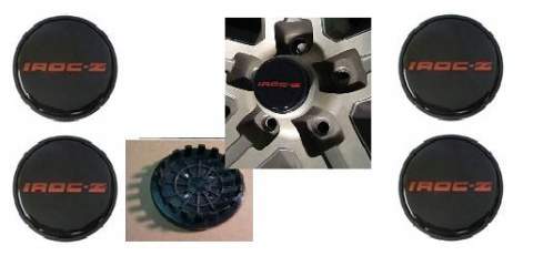 Wheel Cap Set: Camaro "IROC-Z" Red (4)