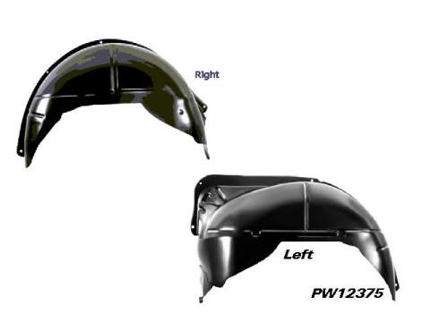 66-67 Inner Fenders: GTO / LeMans Rear (ea)