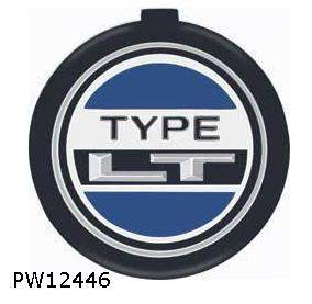 Horn Cap Emblem: Camaro 73-78 LT