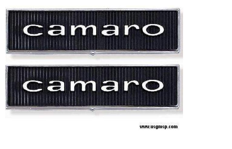 Door Trim Emblem "camaro" 67 Std (pair)