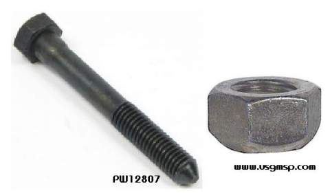 Control Arm Bolt & Nut: LOWER 67-81F / 70-72 Nova (1)