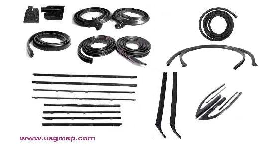 Weather Seal Kit: 66-67 A GTO/Chevelle Coupe (Stage 2)