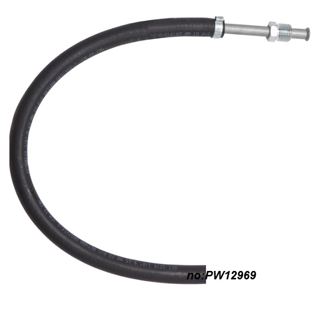 Power Steering Hose: 71-72 Firebird TA V8 - Return