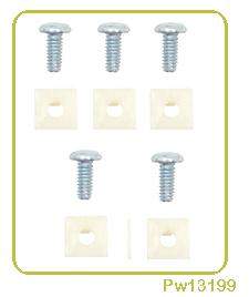 License plate bracket fasten kit (F&R)