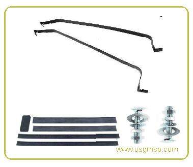 Fuel Tank Strap KIT: 62-67 Nova/ Chevy II (pr)