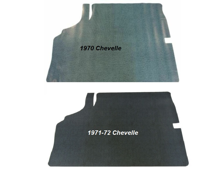 Trunk Mat: Chevelle 70-71/72