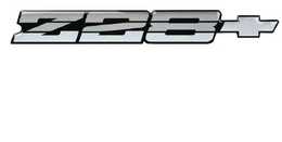 Emblem Camaro Z28 Rear Bumper 85-86 - Silver