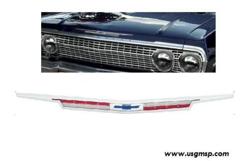 63 Chev Belair/ Impala Hood Emblem Assembly (USA)