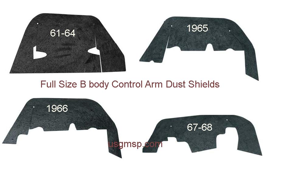 Control Arm Seals 61-68 Full Size w/ Staples