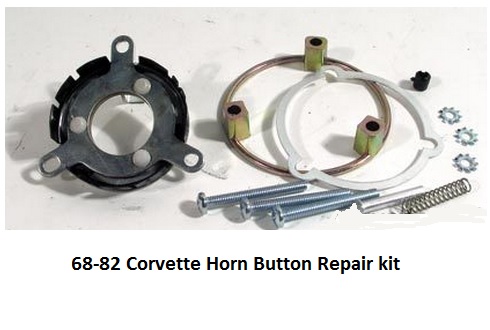 Horn button repair kit: 68-82 CORVETTE