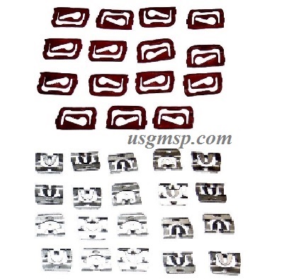 Clip Kit Window front & rear 68-72A