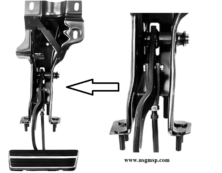 Brake Pedal Assembly: 67-8 Camaro Firebird/ 68 Nova - AUTO