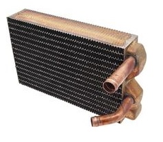 Heater Core: 1967 W/O AC (Copper)