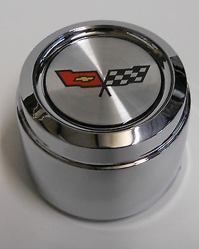 Wheel Cap Set: Corvette 76-79 Chrome//Chrome (ea)