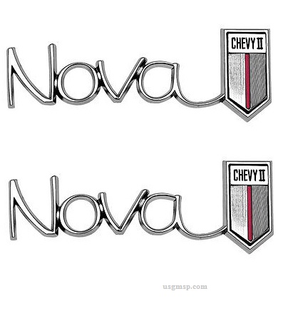 Emblem: Nova 66-67 1/4 Panel Set (pr)