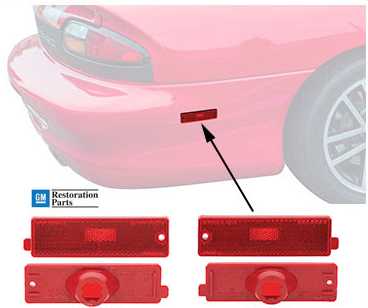 Lamp Side Marker: Camaro Rear Side (ea)
