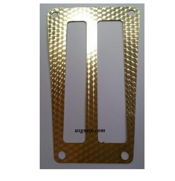 Console Shift Plate: Trans Am SE Gold Swirl INSERT