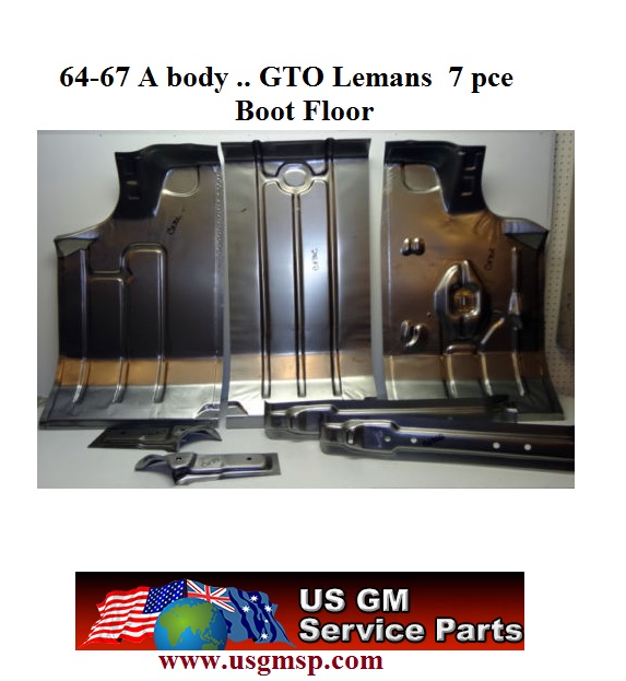 Trunk Floor Kit: 64-67 GTO/LeMans/ Buick/ Olds