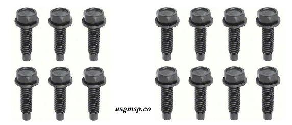 Door Hinge Bolt Set: 68-81 F & A (GM) - 14 Piece UPPER