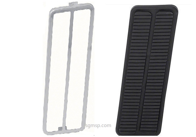 Accelerator Pedal Pad & Bezel Set: 67-84