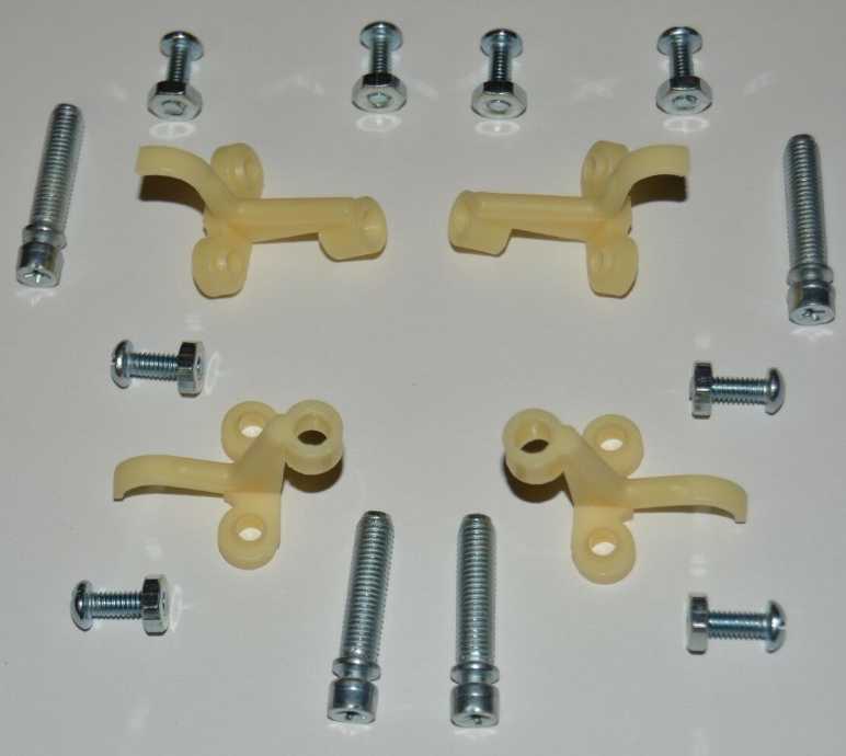 Headlamp Adjuster Kit: Corvette 56-82