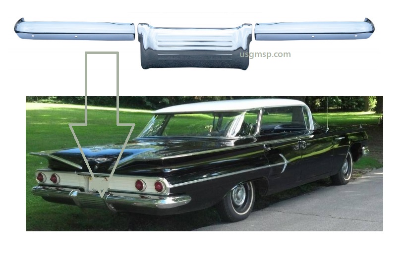 1960 Chev Belair/ Impala REAR bumper