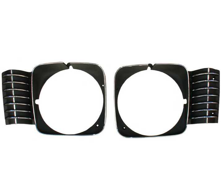 69 -72 NOVA headlamp  Bezel SET