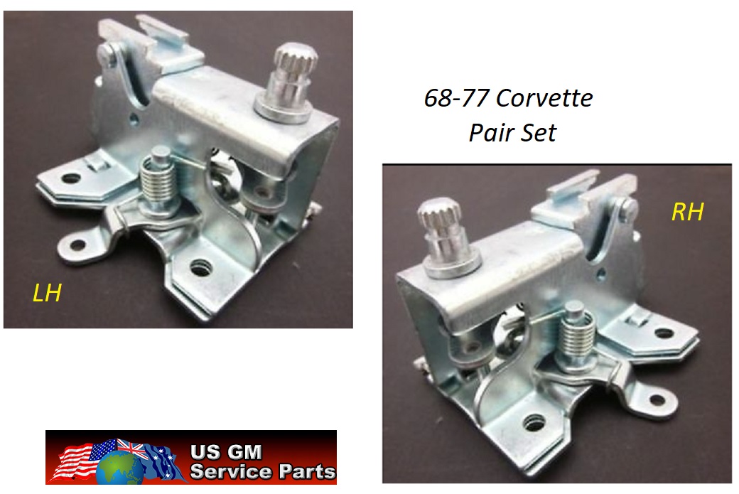 Door Handle Latch & Lock Mechanism: Corvette 68-77 (EA)