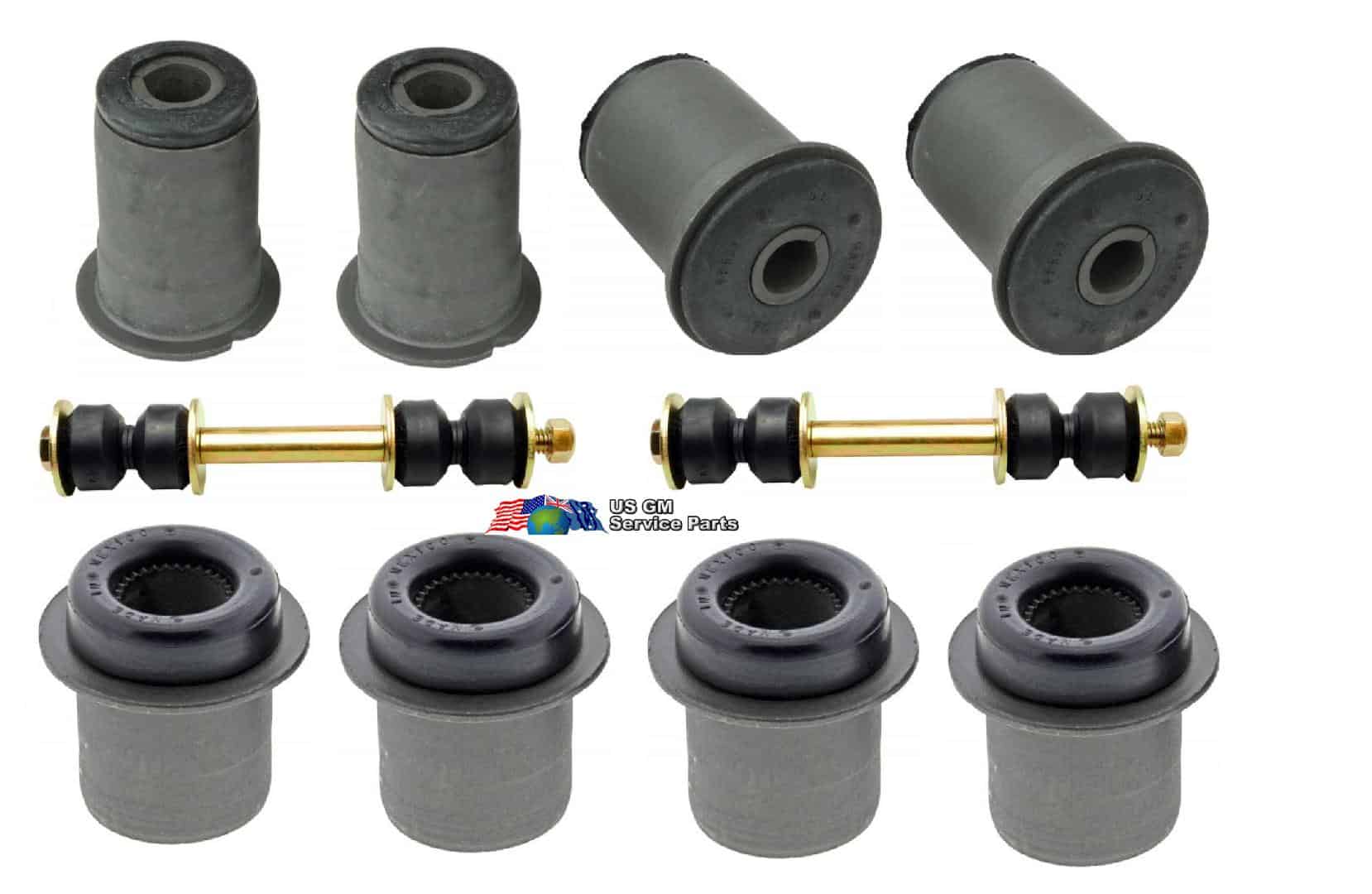 Control Arm Bush Set: 67-9F w/ Sway Bar Links