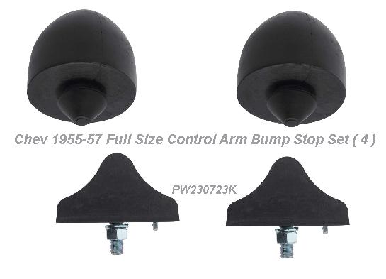Bump Stop KIT: 55-57 Chev Passenger Front Control Arms (4)