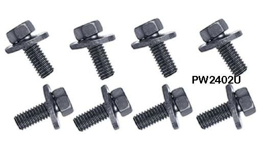 Hood hinge bolt set: 65-70 Full Size & 70-81F GM (8)