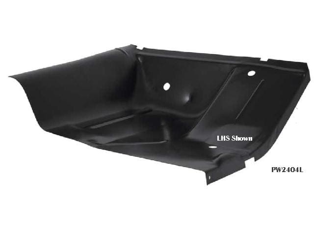 Floor Pan: Under Rear Seat - Inner side (ea)