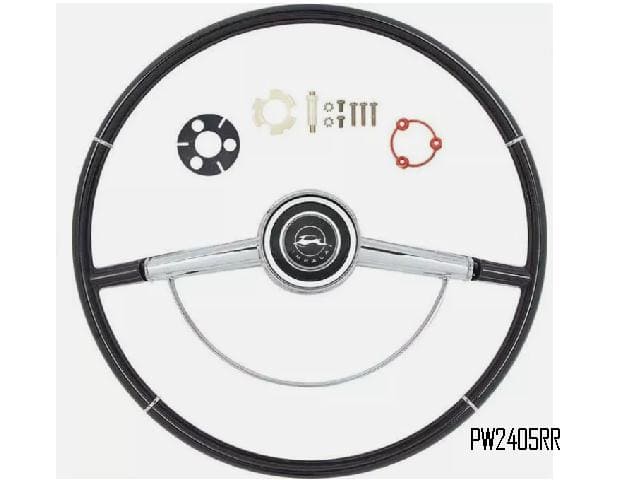 Steering Wheel: 64 Chev Impala KIT - BLACK