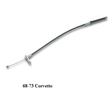 Accelerator Cable: Corvette 68 - 73