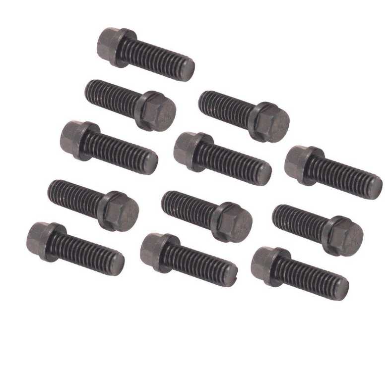 Header Bolt Pack -12 black