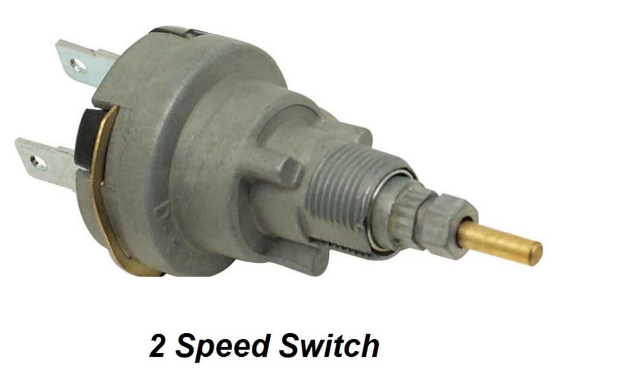Wiper Switch: 59-64 GM TWO Speed