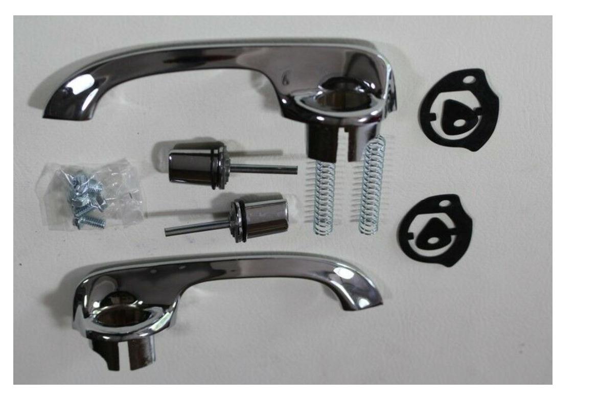 Door Handle Kit: 65-68 "B" Full Size sedan Rear Set