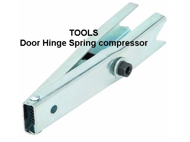 Tools: Door hinge Spring compressor - GM cars