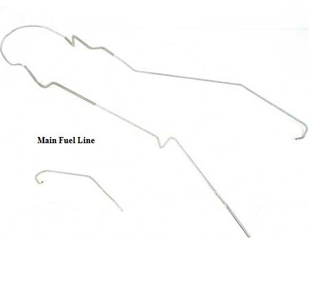 Fuel Line: 69 Firebird VAPOR  1/" steel