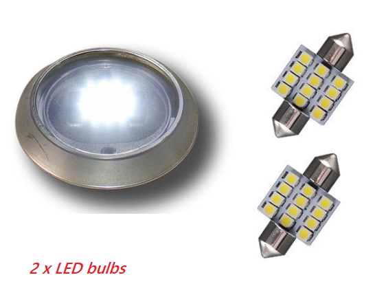 Interior Light lens LED BULB: 67-81 F (29mm) + (2)