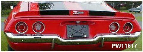 Spoiler Camaro: 70-73 Rear (1 piece type)