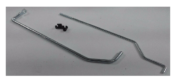 Lock bellcrank rods: 69-72 GM A body GTO/ Chevelle ++ INNER