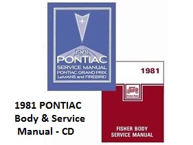 81 Pontiac Workshop & Body Manual - CD