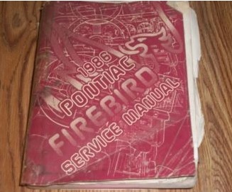 1986 Firebird TA Service Manual (used)