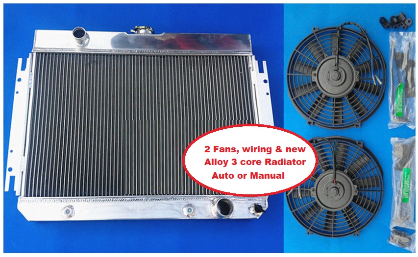 Radiator: 66-68 Chev Impala, Chevelle, El Camino.