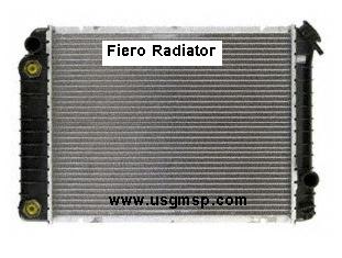 Radiator: Fiero 4 cyl & V6