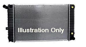 Radiator: 69-72 Pontiac GP