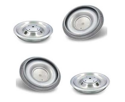 67 Rally Wheel hub cap Set  (4 - repro)