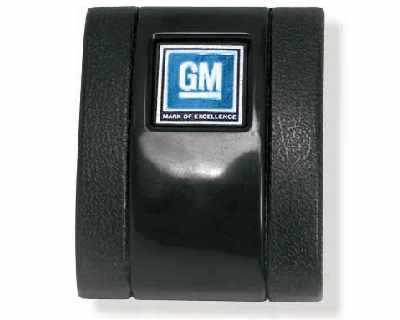 Seat Belt Buckle Cover: "GM MoEx"  68-72 - NO LONGER AVAILABLE